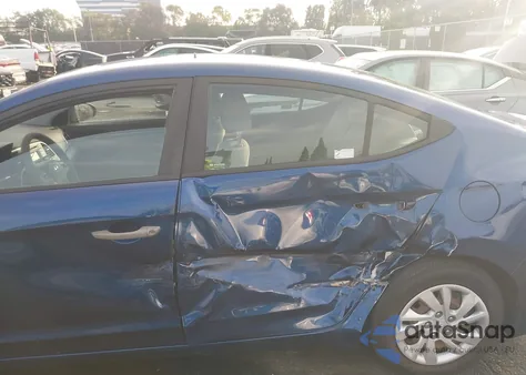 2018 Hyundai Elantra Se from USA, damaged, VIN 5NPD74LFXJH341673